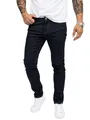 Rock Creek Herren Jeans Hose Regular Slim Stretch Jeans Herrenjeans Herrenhose Denim Stonewashed Basic Stretchhose Raw RC-2138 Dunkelblau W38 L32