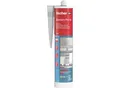fischer Sanitärsilikon DSSA, Inhalt 310 ml, ab 12 Stk, sanitärgrau