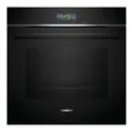 Siemens HB734G1B1, iQ700 Smarter Einbau-Backofen, 60 x 60 cm, Made in Germany, Schwarz, ecoClean & humidClean Selbstreinigung, Air Fry, Automatikprogramme, Farbiger Touchscreen