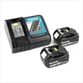 Makita Power Source Kit 197490-7 18V mit 2x BL1840B Akku 4Ah + DC18RC Ladegerät