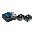 Makita 197490-7 Power Source Kit Li 18V 4Ah mit 2 Akkus und 1 Schellladegerät