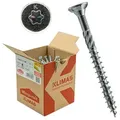 Klimas Schraube Senkkopfschraube für holz - weiß, (250 St) 4,5x50