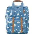 Fresk Rucksack Dino 26 x 21 cm Kinderrucksack Kindertasche für Jungen und Mädchen - Blau