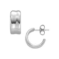 Skagen Women's Stainless Steel Push Back Earrings Mattes Silber,6.6Lx6.6Wx2.5Hcm