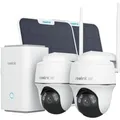 Reolink Hub mit 2x Argus PT Ultra 2x Solar Panel 4K (3840 x 2160 Pixels) (Home Hub with 2x Argus PT Ultra +2x Solar Panel)