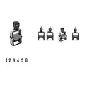 trodat Ziffernstempel Professional 4.0 5546, 6-stellig Gehäuse: gebürsteter Edelstahl, Farbe Griffkappe: schwarz, - 1 Stück (5546PR4)