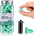 Gehörschutz Stöpsel,Ohrstöpsel zum Schlafen, 60 Paare mit 38dB SNR, Superweiche Schaum Gehörschutzstöpsel, Lärmschutz Earplugs zum Laute Geräusche, Lernen, Konzerte