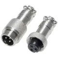 Pollin 453547 Rundsteckverbinder Stecker, Buchse Gesamtpolzahl: 3 1 Set