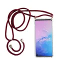 Handykette für Samsung Galaxy S10 mit Band Case zum umhängen mit Kordel Rot Neu