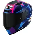 Suomy Track-1 Bastianini Replica 2023 Helm, schwarz-lila, Größe XL für Männer