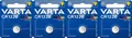 4x Varta Professional Electronics Knopfzelle Lithium CR1220 3V (1er Blister)