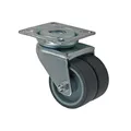 50 mm Apparaterolle Doppelrolle Möbelrolle Transportrolle Lenkrolle TK.80kg