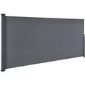 Juskys Seitenmarkise Dubai 500 x 160 cm Dunkelgrau