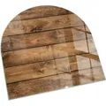 Holzbrett in Maserung – Glasbodenplatte für – Kaminofen – Kaminplatte Glas – Schutzglas – Funkenschutzplatte –Glasbodenplatte Feuerfes...