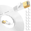 Ethernet Kabel 20m, Cat7 Internet Kabel High Speed mit vergoldetem RJ45 Steck...