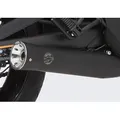 FALCON Double Groove Slip on Ersatzdämpfer Edelstahl beschichtet schwarz-matt, schwarz
