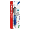 STABILO - Druck-Kugelschreiber - pointball colorful - 2er Pack - ultramarinblau