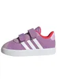 adidas Unisex Baby VL Court 3.0 Shoes Infants, Preloved Purple/Cloud White/Lucid Red, 22 EU