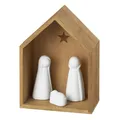 Räder Winterzeit Kleine Krippe Weihnachten Krippenspiel Maria Josef Jesuskind