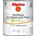 Alpina Weißlack für Möbel & Türen matt 750 ml