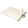 Grillrost.com BBQ Grillrost BBQ Asado Grundhalter - Asado Grill, Made in Germany silberfarben Steckerlfischhalter | 395 cm x 600 cm x 230 cm