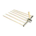Grillrost.com Das Original Steckelfischhalter | Asado Grill| mit innovativer Höhenverstellung für Feuertonnen Feuerschalen & Kugelgrills
