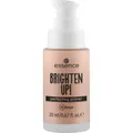 essence BRIGHTEN UP! perfecting primer, Nr. 02, Nude, feuchtigkeitsspendend, abdeckend, grundierend, natürlich, vegan, ohne Parabene, ohne Mikroplastikpartikel, Nanopartikel frei, 1er Pack (20ml)