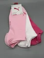 Puma Sneaker 3 Paar Damen Socken 39-42 Pink Lady