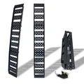 Auffahrrampe Verladerampe Motorradrampe 199cm 340kg Alu 3 fach klappbar schwarz