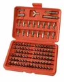 100x Sicherheits Bitssatz Spezial Bit Torx Schlitz Bit Halter in Box