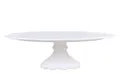 Chic Antique Tortenplatte Tortenplatte Kuchenplatte Weiß mit Fuß Porzallan D 28cm Chic Antique, Porzellan