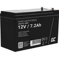 Green Cell® AGM 12V 7,2Ah Akku VRLA Blei-Batterie Bleiakku Ersatzakku Gelakku Akkubatterie Zyklenfest Unbemannt Spielzeug | Elektro Spielzeug| Ala...