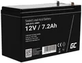 Green Cell AGM05 Bleiakku 12V 7.2Ah Blei-Gel (B x H x T) 151 x 95 x 65mm Flachstecker 6.35mm Zyklenfest, Wartungsfrei