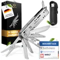 TREKLINE Multitool [440C Edelstahl] Outdoor Camping Survival Multitool Werkzeug Messer, Überlebensmesser, Taschenmesser, Multifunktionswerkzeug, Multi Tool, Multifunktionsmesser (Carry One)