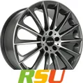 GMP Stellar anthracite polished 9.5x19" ET50 LK5 112 ML 66.6 Alufelgen 19 Zoll