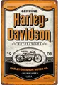 Nostalgic-Art Metallschild Blechschild 20 x 30cm Harley-Davidson - Genuine Motorcycles Milwaukee