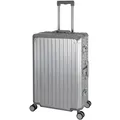 TRAVELHOUSE® Tokyo Aluminium Koffer 83,5l silber ca. H 72 x B 45 x T 28 cm Reisekoffer - Silber