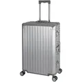 Tokyo großer Aluminium Reisekoffer L, Trolley mit 4 Rollen, Aluminium Hartschale, 72 x 45 x 28 cm