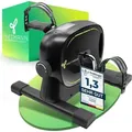 Tretmann Basic Pedaltrainer Set – Mini Heimtrainer Beintrainer für Senioren - Schwarz