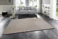 Elle Decoration Panglao moderner Hochflor Teppich - Wohnzimmerteppich Flauschig – Hoch-Tief Skandi Boho Style Wellen - für Wohnzimmer, Schlafzimmer, Küche, Flur - Creme Beige, 160x230cm