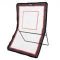 VEVOR Lacrosse-Rebounder für den Hinterhof, 1,5 x 2,1 m gro_es Volleyball-Rücksprungnetz, Pitchback-Throwback-Baseball-Softball-Return-Trainingsbild