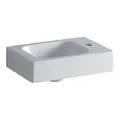 Geberit Handwaschbecken iCon 38x28cm, m Hahnl. re, o. Überlauf, weiß