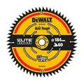 Dewalt Elite Kreissägeblatt DT1670 (Sägeblatt-ø 184/16 mm, Schnittbreite: 1,65 mm, 60 Zähne, Zahngeometrie: WZ, Zahnwinkel: 7°, ultra-scharfe Hartmetall-Zähne, mit Nail Tough, für extra feine Schnitte)