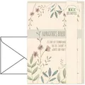 Böttcher-AG Trauerkarten 81sk3743, mit Spruch, 115 x 170mm, Klappkarte mit Umschlag