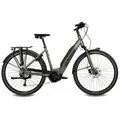 Airtracks E-Bike Trekkingrad 28" E-Bike Damen Trekking Fahrrad LUMINA GX3 BOSCH ACTIVE PLUS LINE, 9 Gang SHIMANO ALIVIO RD-M3100 Schaltwerk, Kettenschaltung, Mittelmotor, 500 Wh, Wave City Bike Tiefeinsteiger Low Step 45cm 50cm 55cm 50 cm