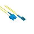 Patchkabel LWL Duplex OS2 (Singlemode, 9/125) LC/SC, LSZH, austauschbare Polarität, 5m, Good Connections®