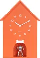 Karlsson - Wanduhr Dog House - Leuchtendes Orange