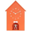 Karlsson Wanduhr, Orange, Kunststoff, 24.9x27x9 cm, CE, Dekoration, Uhren, Wanduhren