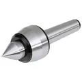 vidaXL Zentrierspitze MT3 Mitlaufende Körnerspitze Rollkörner Körner Spitzen Morsekegel für Drehbank Drehmaschine 60-Grad-Punkt 0,01mm