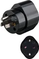 Goobay Netzadapter, Schwarz - Schutzkontaktbuchse (Typ F, CEE 7/4) > US/Japan-Stecker (Typ B, NEMA 5-15, 3-polig) (45354)